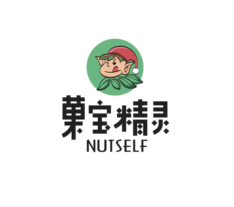 菓宝精灵坚果品牌LOGO设计